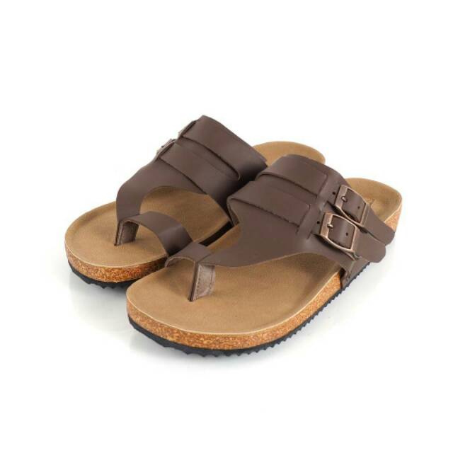 DISC 50% SANDAL KULIT GOODNESS HOLLY BROWN