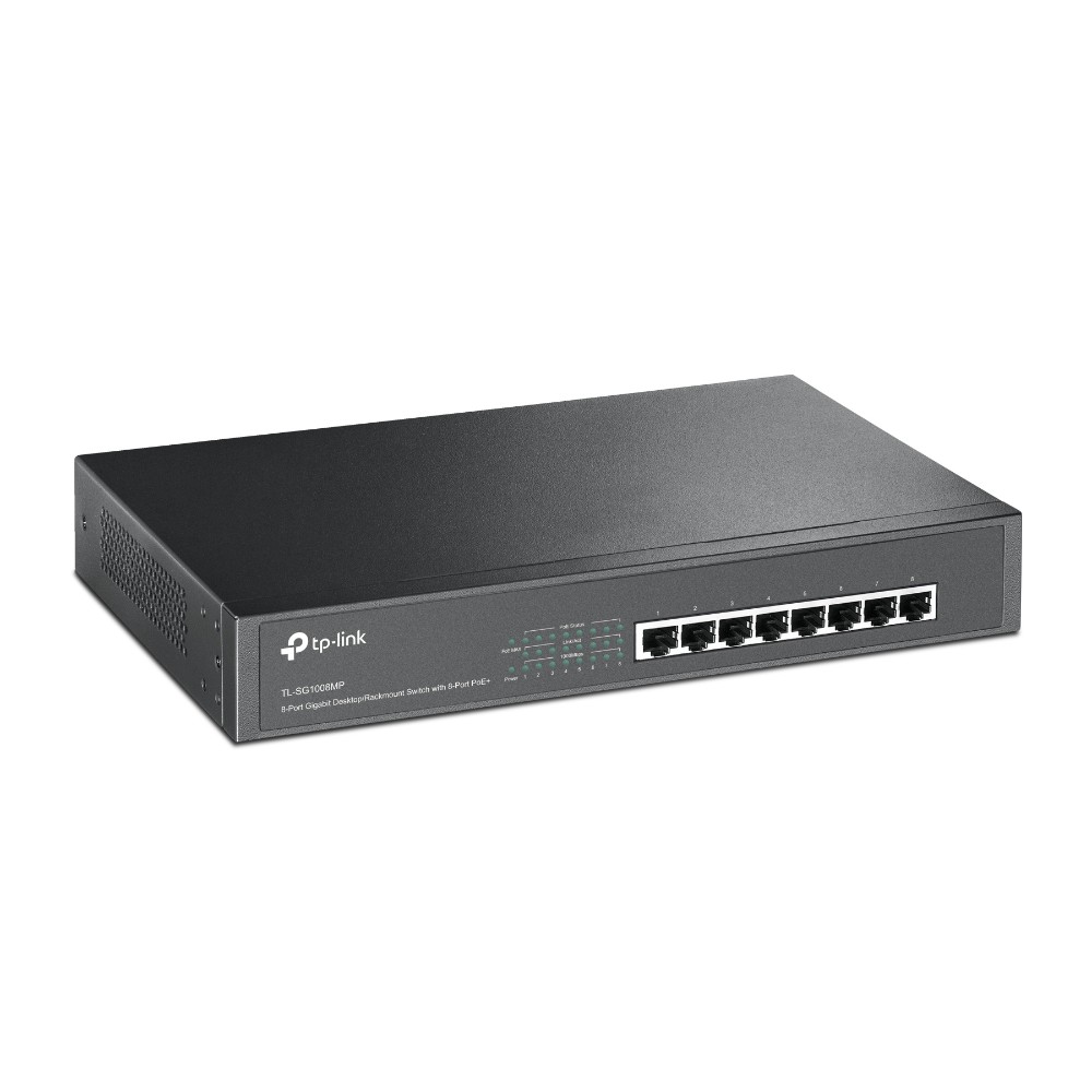 Tp-Link TL-SG1008MP 8-Port Gigabit Desktop/Rackmount Switch with 8-Port PoE+