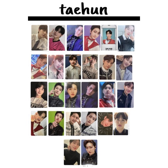 photocard TNX taehun photocard idol kpop photocard idol