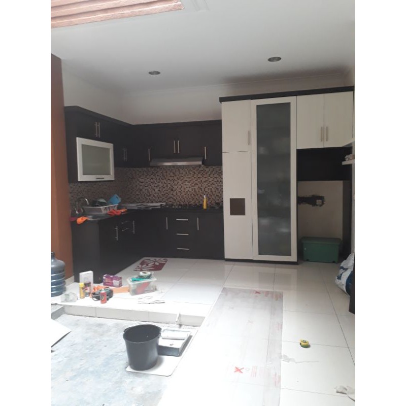 kitchen set minimalis modern hpl permeter