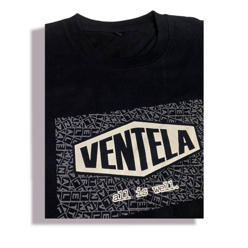 T-shirt kaos Ventela x evil all is well papa gading