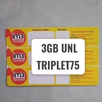VOUCHER INDOSAT 20GB (3GB UNL)