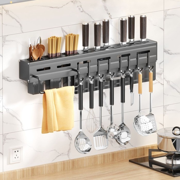 METAL SHELFER - RAK PERALATAN DAPUR AESTHETIC MULTIFUNGSI