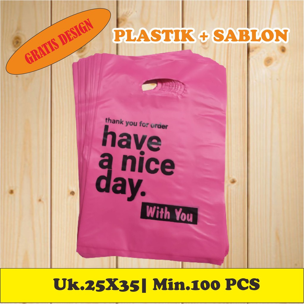 PLASTIK OLSHOP 25X35 FREE DESAIN