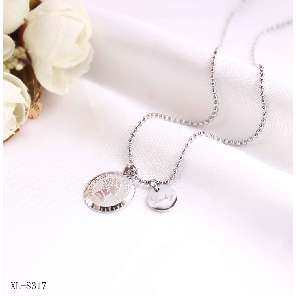Kalung titanium perhiasan fashion 8317,8382