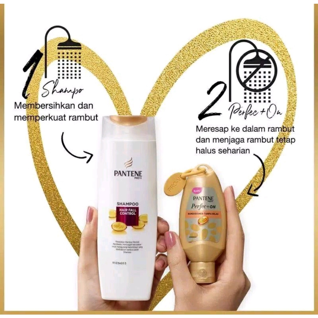 PANTENE CONDISIONER TANPA BILAS PERFECT ON 40ML // PANTENE KONDISIONER TANPA BILAS