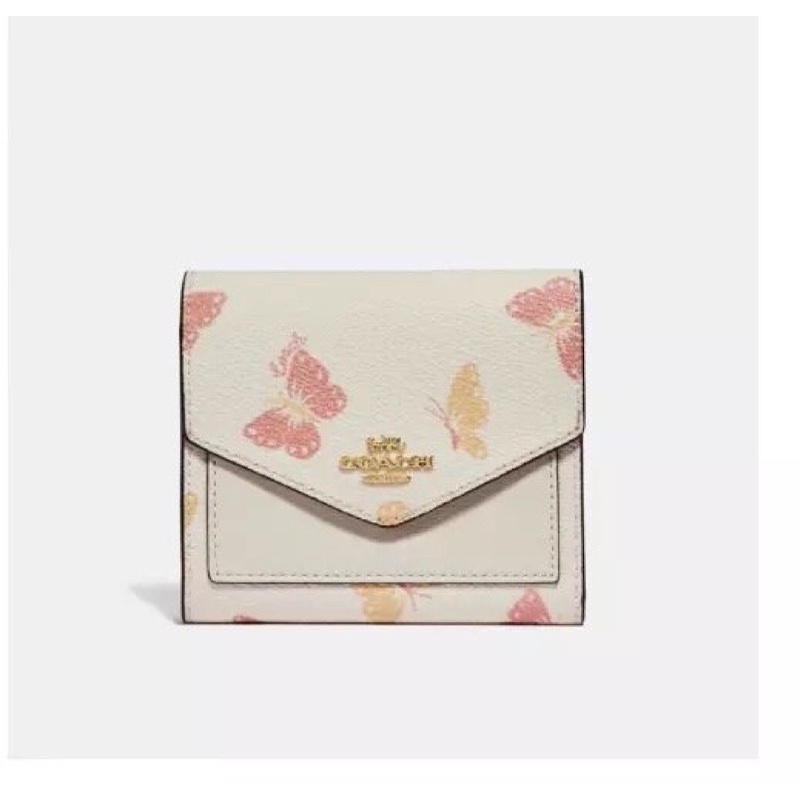 Coach Small Wallet With Butterfly Print