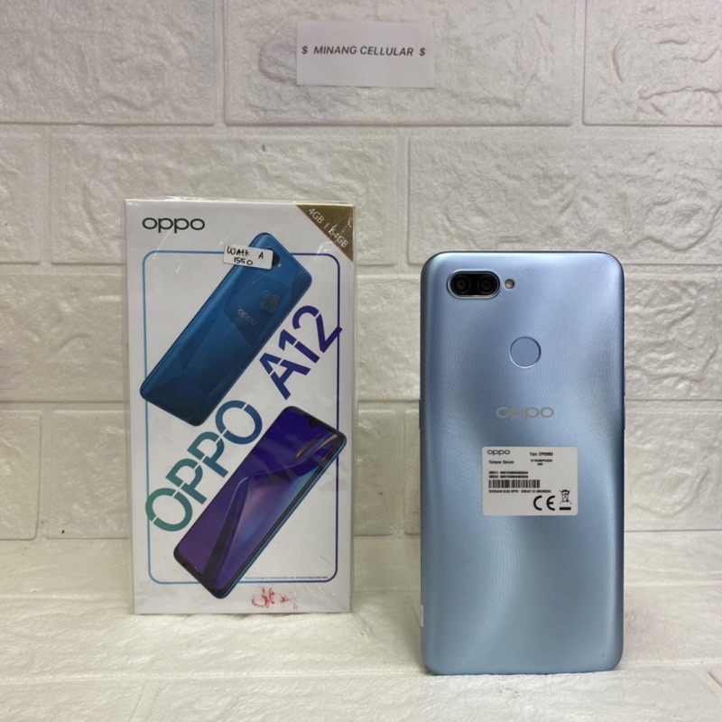 OPPO A12 4/64GB FULLSET SECOND MULUS