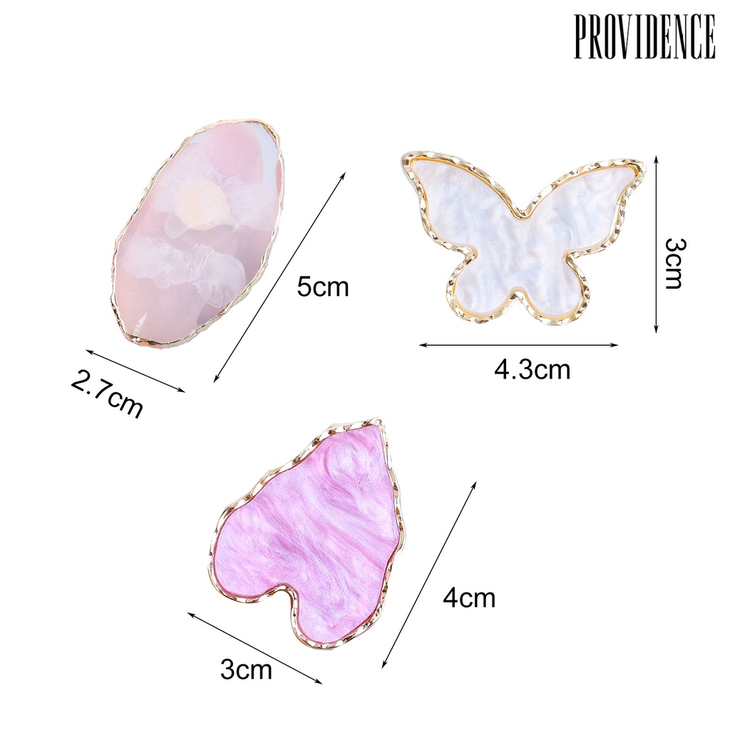 Providence Nail Color Plate Wearable Displaying Smooth Resin Nail Color Palette Gel Polish Mixing Plate for Manicure