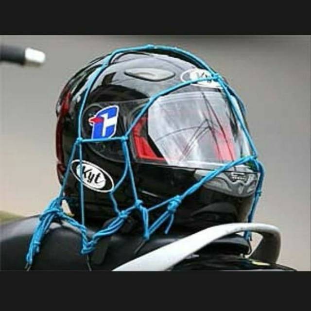 Jaring Helm Motor Sepeda Tali Pengikat Barang Bagasi Helmet Net Murah