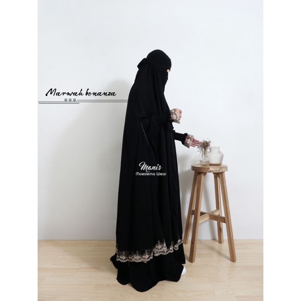 Gamis jetblack Bonanza Marwah