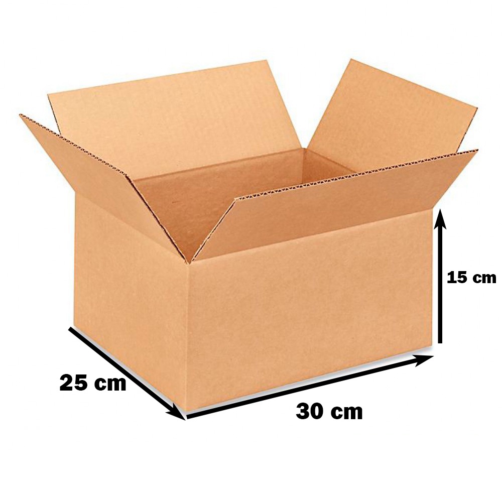 

Kardus - Polos - 30 cm x 25 cm x 15 cm - SWR
