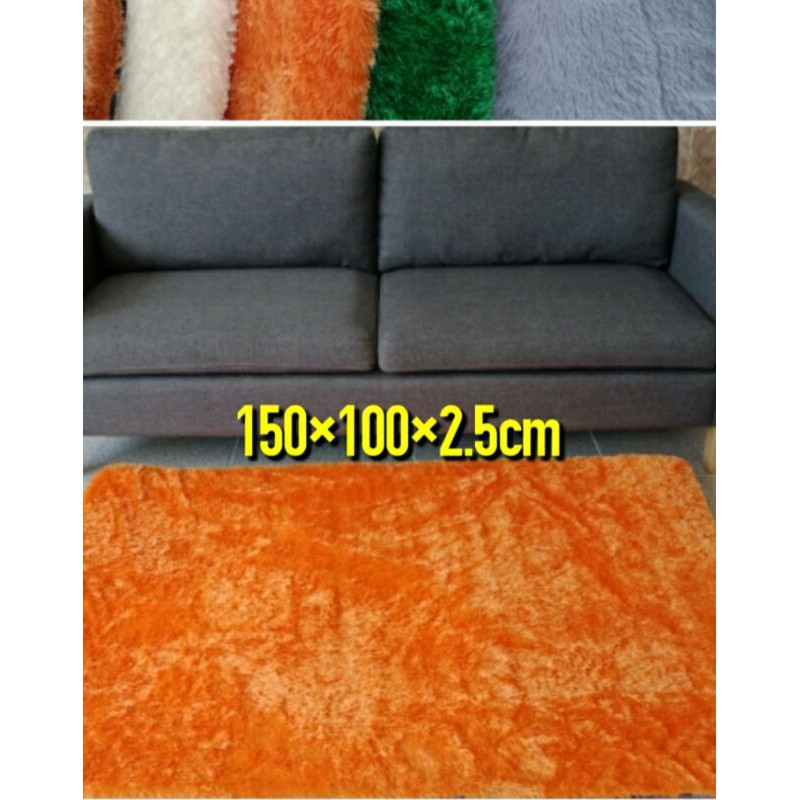 Karpet Lantai Bulu Rasfur Minimalis Untuk Ruang Tamu atau Ambal Meja