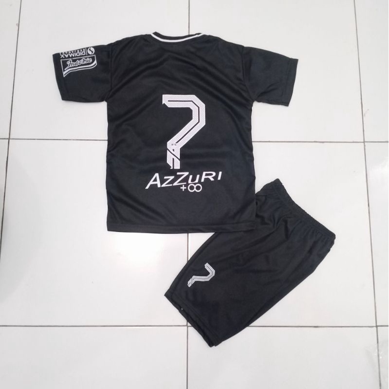 FREE NICKNAME. Setelan Jersey Bola Persib hitam Setelan Pakaian Olahraga Anak  Laki Laki Terbaru