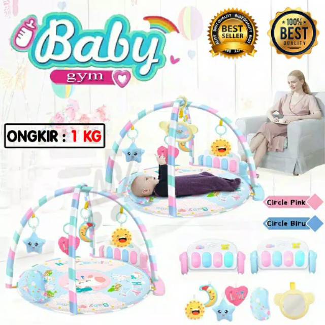 Baby Gym Circle Piano PlayGym Musical Bulat
