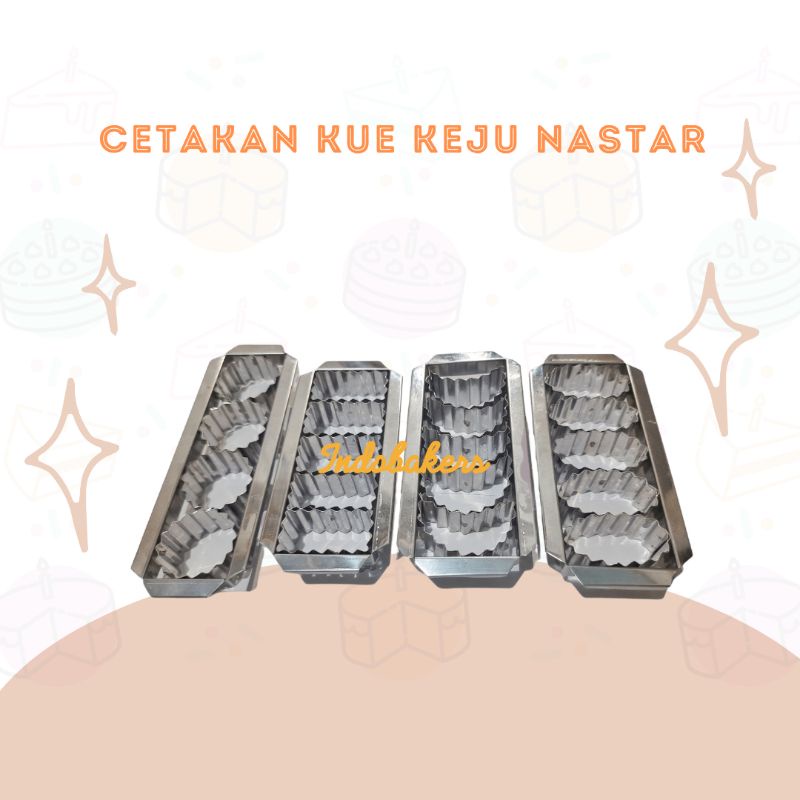 Cutter Cookies / Cetakan Kastengel Stainless /Alat Pemotong Kue