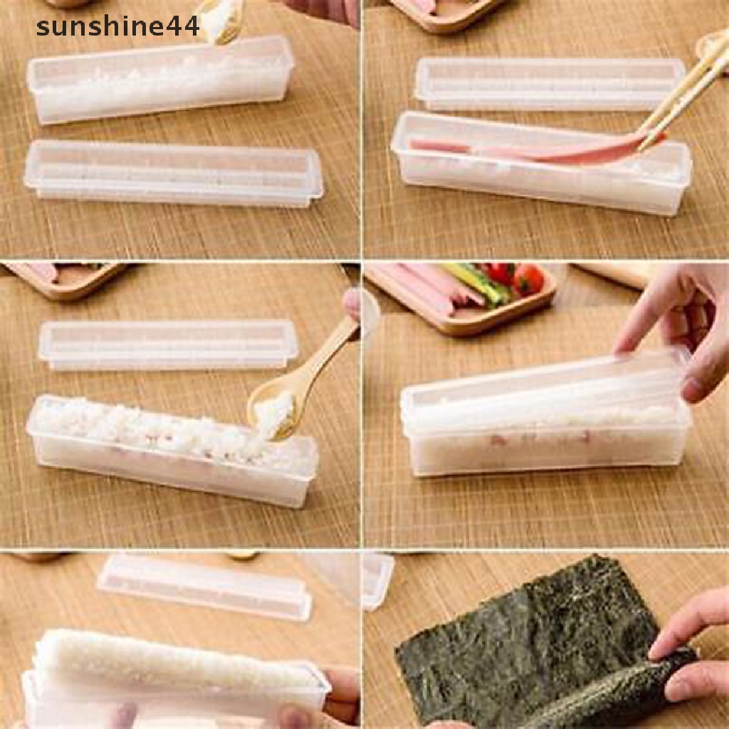 Sunshine 3pcs Alat Penggulung Nasi Sushi DIY Mudah Digunakan  .