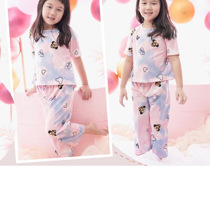 ♬ Owlet - setelan anak perempuan / kaos anak perempuan / setelan tie dye anak ❈