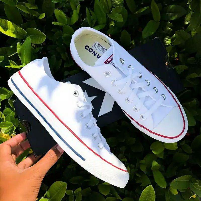 Sepatu Sneakers Kasual Tali Pria Wanita Converse All star Sepatu Sekolah Kerja Kuliah