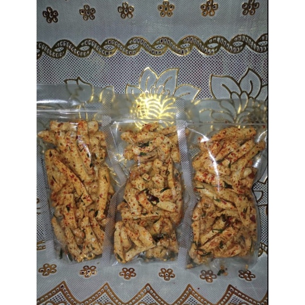 

cemilan basreng pedas daun jeruk