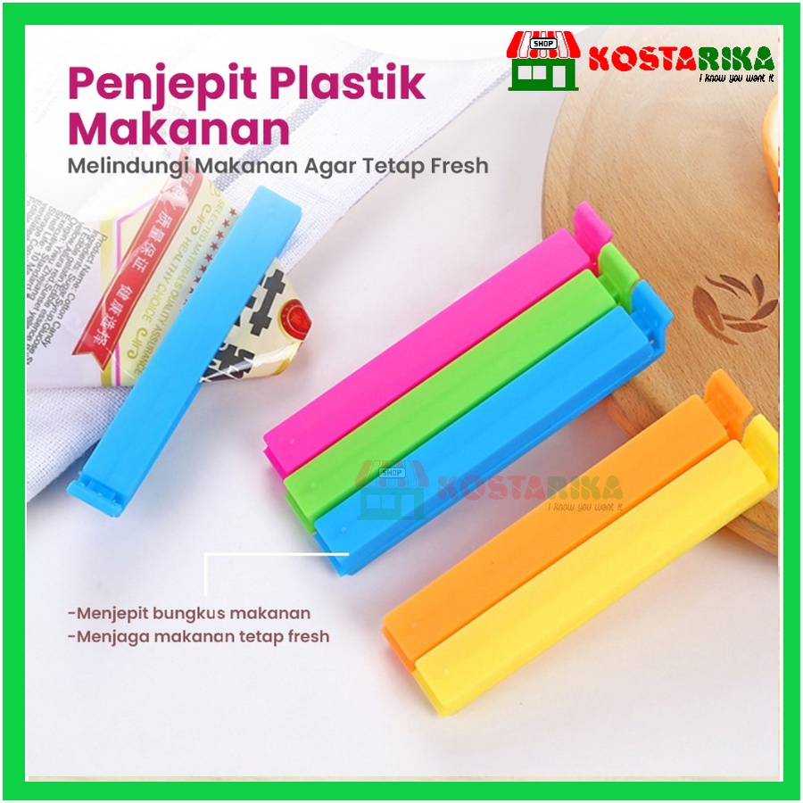 Penjepit Kemasan Snack Atau Penjepit Plastik Makanan Cemilan Jepitan Snack Penyegel Plastik Clip Food