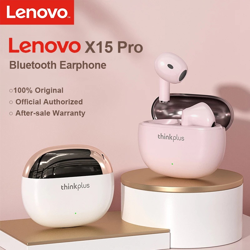 Lenovo X15 Earphone Bluetooth true wirelesss sports android ios Mini pro Earbuds TWS-4 Warna