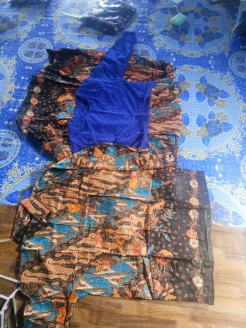Couple Gamis Broklat Batik 2515 Artomoro_grosir Couple 103 Suryandhanu