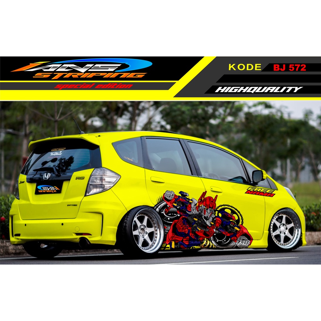 STIKER MOBIL JAZZ BRIO / DECAL MOBIL KARIMUN AVANZA YARIS / STIKER MOBIL / DECAL STICKER / VARIASI MOBIL