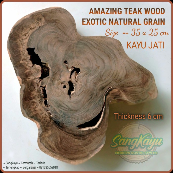 SangKayu Amazing Teak Wood Grain Kayu jati unik serat cantik langka 12