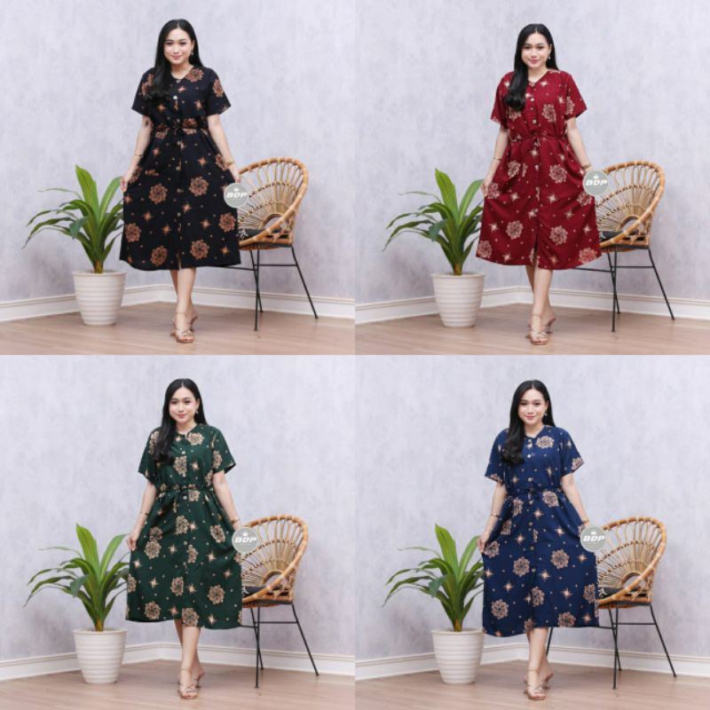 DASTER ANDIN FULL KANCING/ DASTER ANDIN MOTIF BUNGA/ DASTERANDIN TALI SAMPING