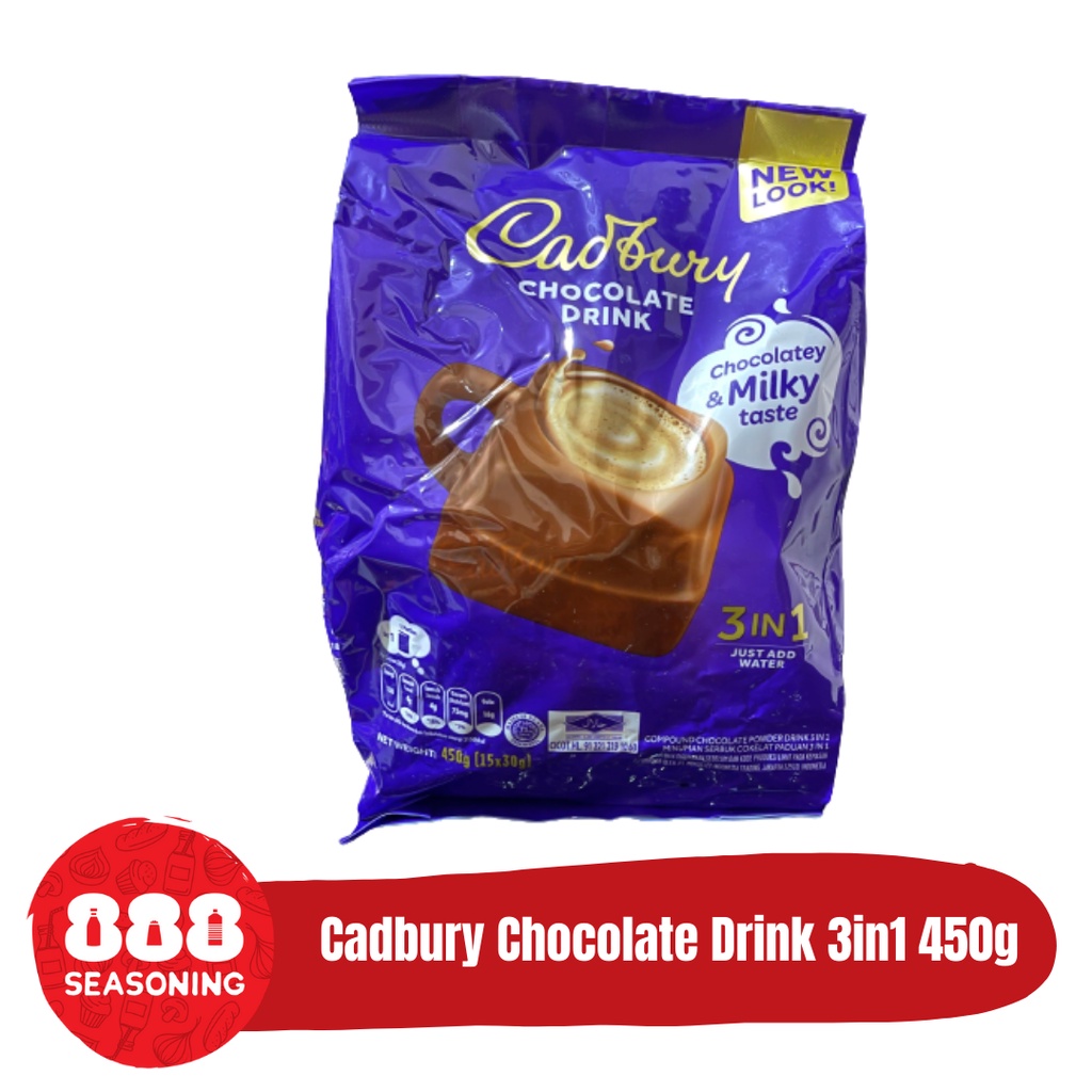 

CADBURY 3 IN 1 HOT CHOCOLATE DRINK 30x15gr