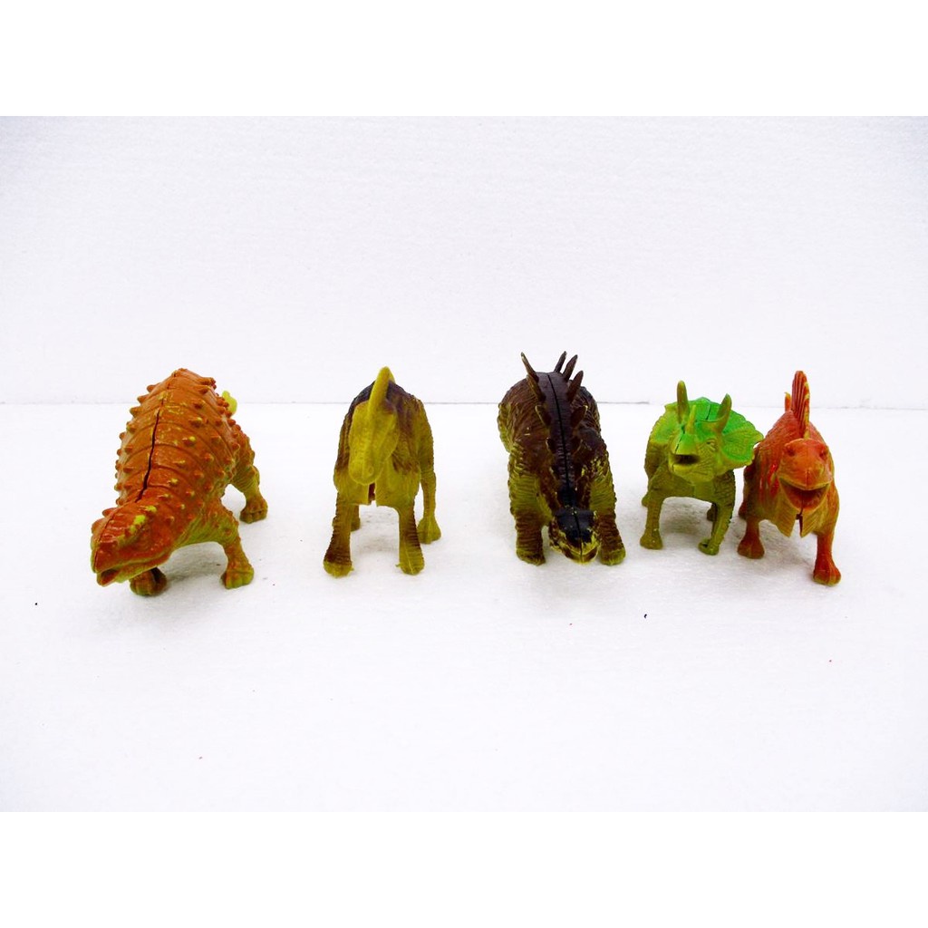 Miniatur figur animal plastik dan karet hewan dinosaurus safari ikan rubber karet | replika binatang | Mainan Sensori Anak