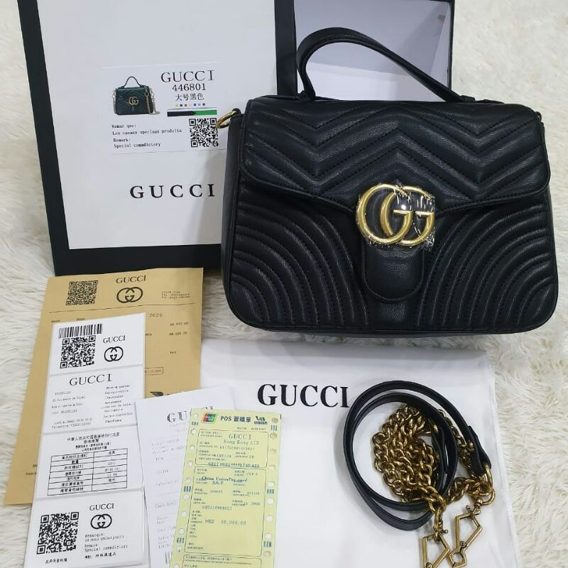 READY GUCCI MARMONT MEDIUM TAS WANITA TAS PREMIUM