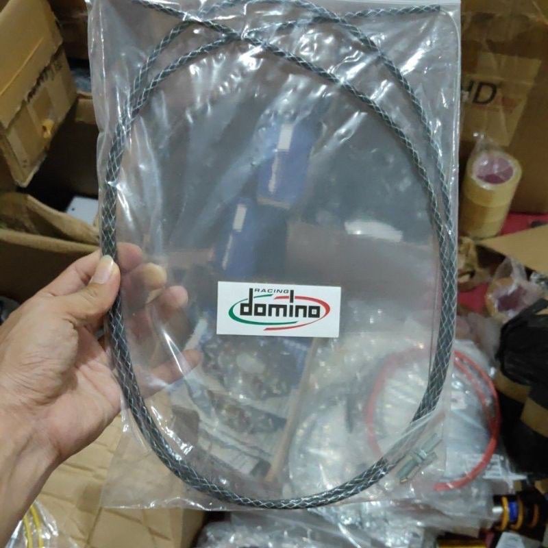 Kabel gas spontan ukuran 210 cm serat karbon