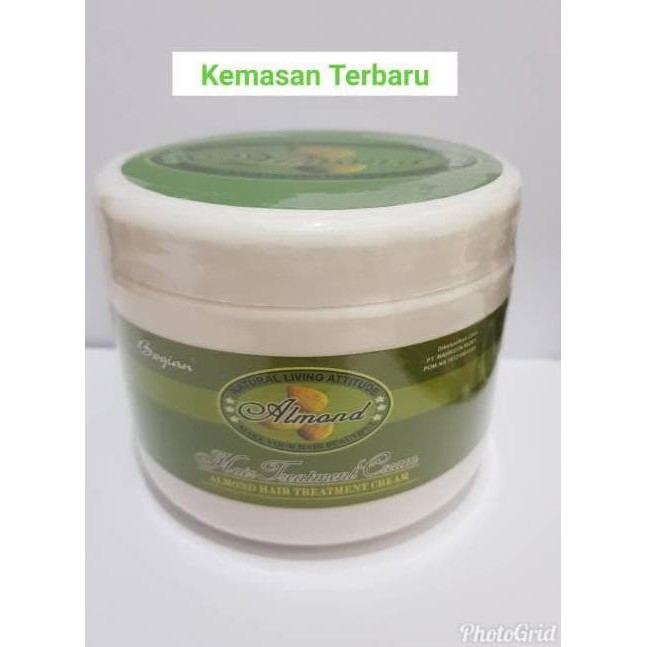 MASKER RAMBUT / ALMOND HAIR TREATMENT CREAM BOGIAN 500 ML