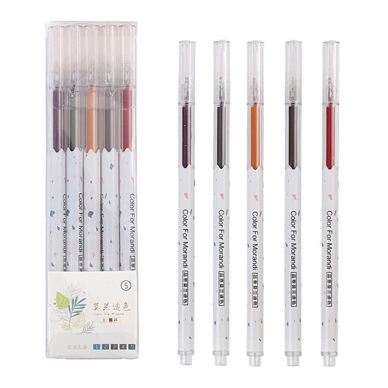 

Gel Pen Pena Pulpen Bolpoin 0.5mm 5 PCS - Z-1902 - Mix Color-Body pena menggunakan bahan plastik ABS yang tebal sehingga tidak gampang patah dan pecah.-Dimension Panjang: 158 mm-M1030