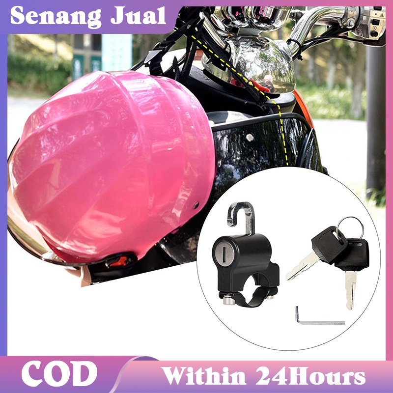 Kunci Helm Motor / Kunci Gantungan Helm /  Gembok Helm Anti Maling Untuk Stang Motor