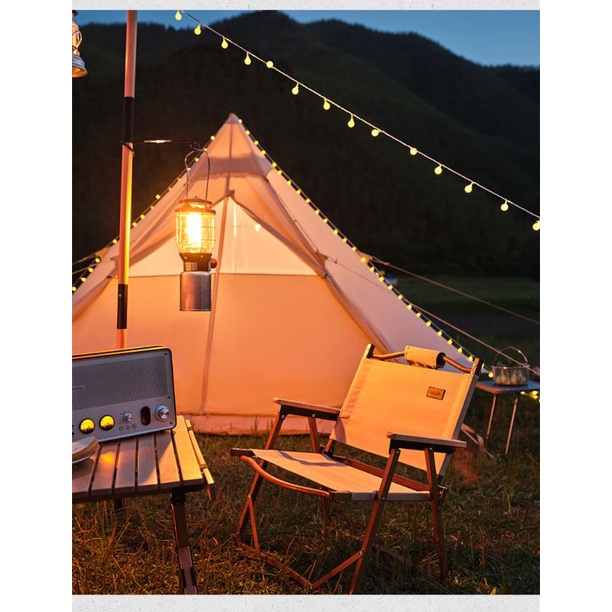 dekorasi lampu tenda Camping glamping