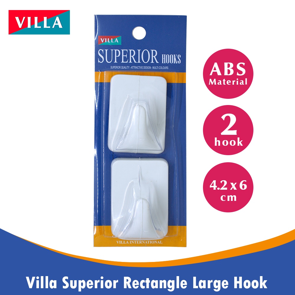 KtmStore Villa Superior Rectangle Large Hook 1009 Gantungan baju 2201-1009