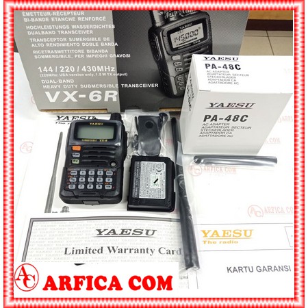 JUAL HT YAESU VX 6R ORIGINAL GARANSI RESMI MURAH VX6 VX-6 VX6R