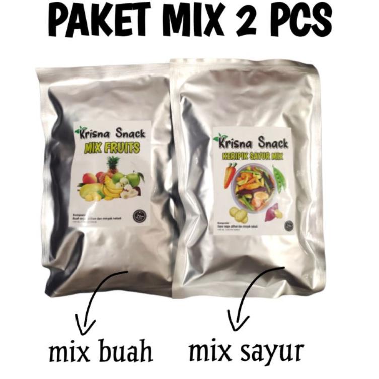 

♥NEW♥ PAKET MIX KERIPIK 2 PCS (MIX BUAH DAN MIX SAYUR) murah