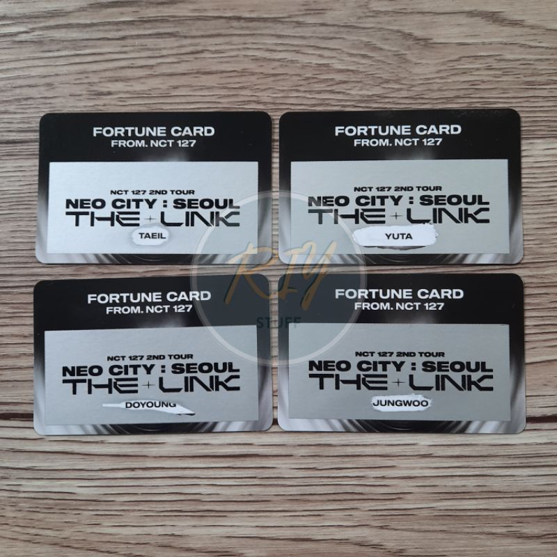 PC Fortune Scratch Card The Link Taeil Yuta