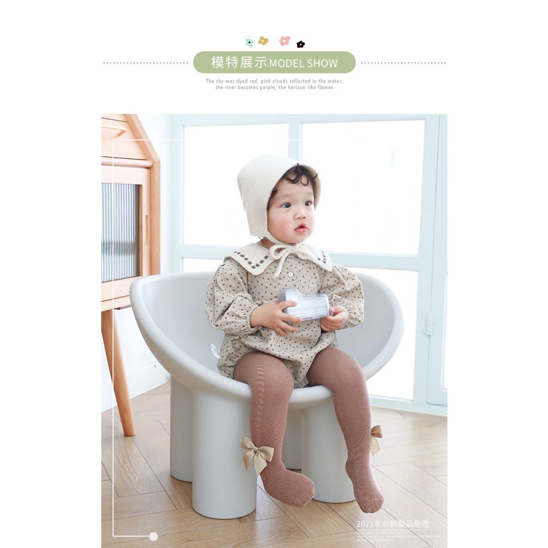 0-4thn | LEGGING STOCKING RIBBON BAYI ANAK / CELANA ANAK PEREMPUAN SOFT IMPOR Catalog QN QM