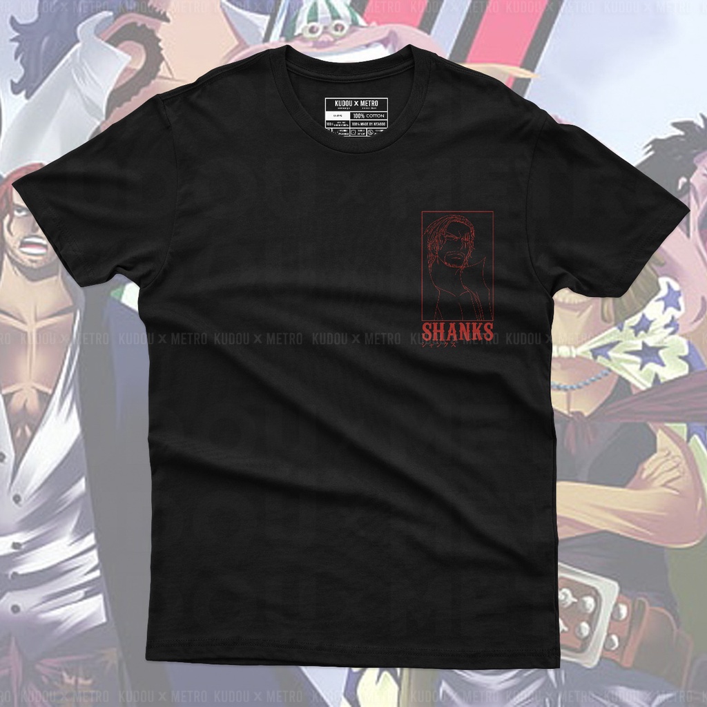 Kaos Red Force Shanks Anime Manga One Piece Premium Unisex