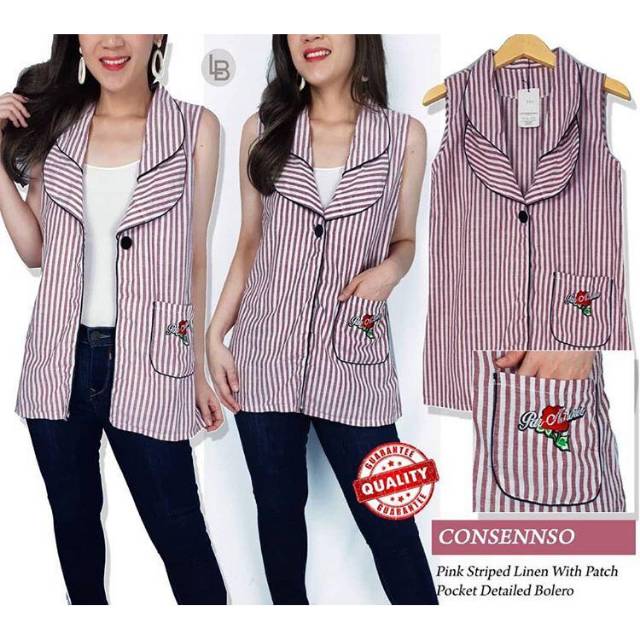 Consenso linen pocket bolero