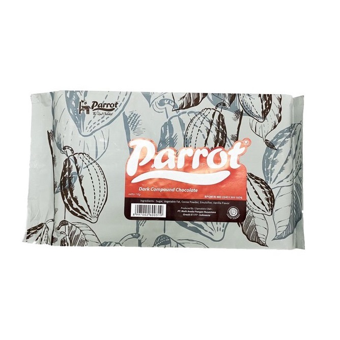 

Cokelat Parrot Dark Compound 1kg
