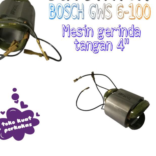 Paling Murah Ss-743>> Stator Bantalan Bosch Gws 6-100 060 8-100ce Gerinda Tangan 4" Dca 9YL61oDHExrKmM