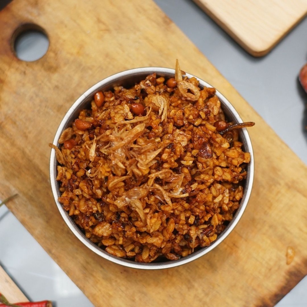 

Tempe Kering Teri Kacang Balado Home Made