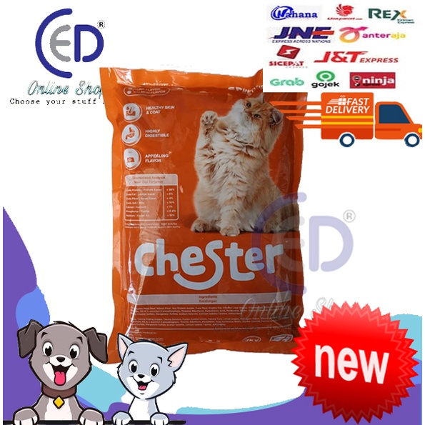 makanan kucing chester 7kg no bolt nice ori cat (EKSPEDISI)