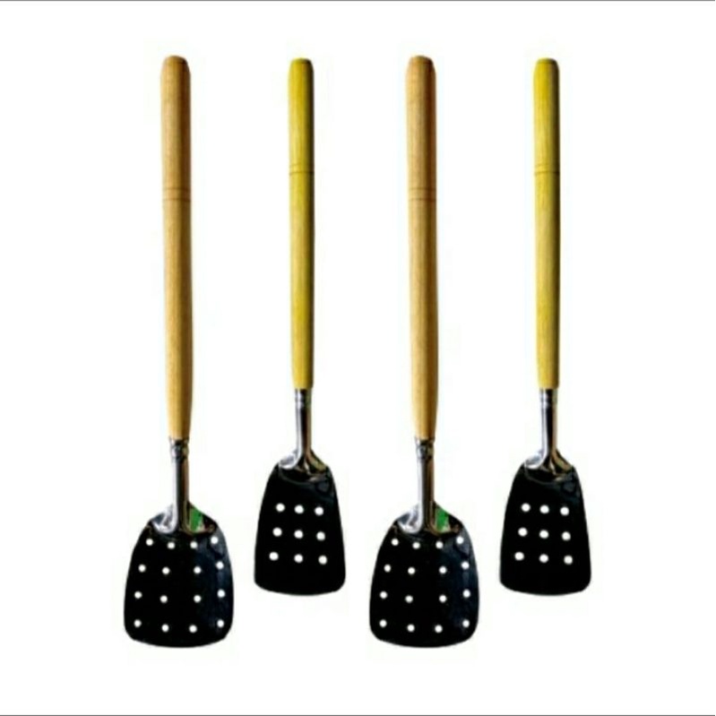 Sodet Wajan Gagang Kayu / Spatula Wajan